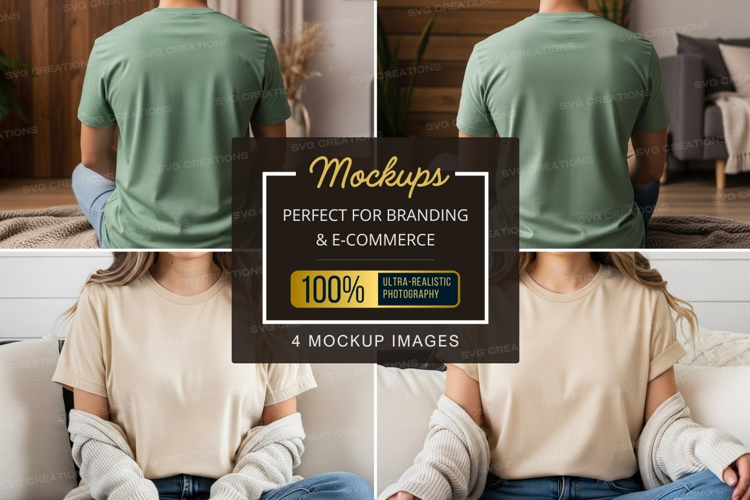 Family time t-shirt mockup