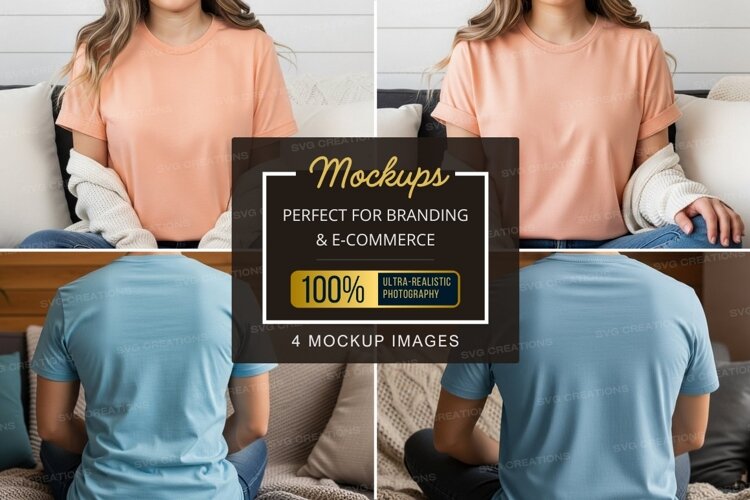 T-shirt mockup example image 1