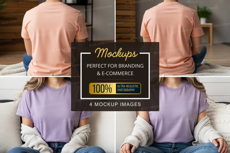 Family time t-shirt mockup