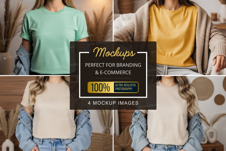 T-shirt mockup collection