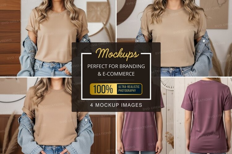 T-shirt mockup example image 1