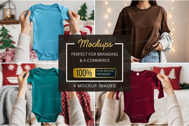 Holiday themed t-shirt mockup example image 1
