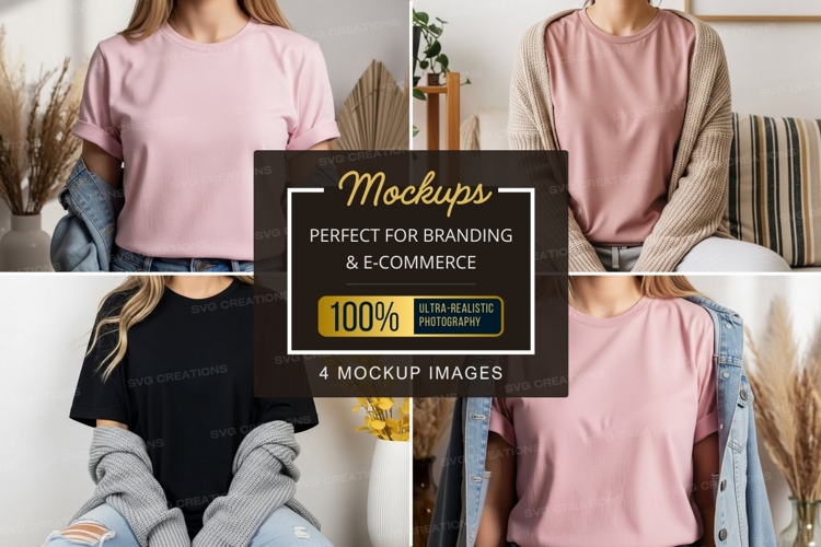 T-shirt mockup collection
