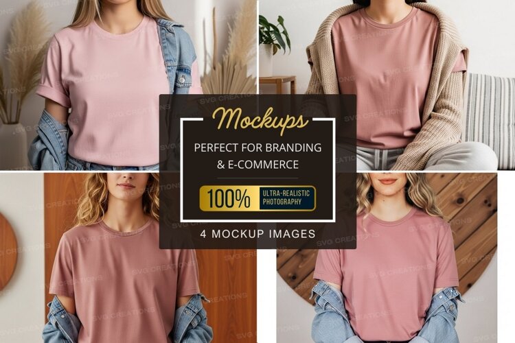 T-shirt mockup example image 1