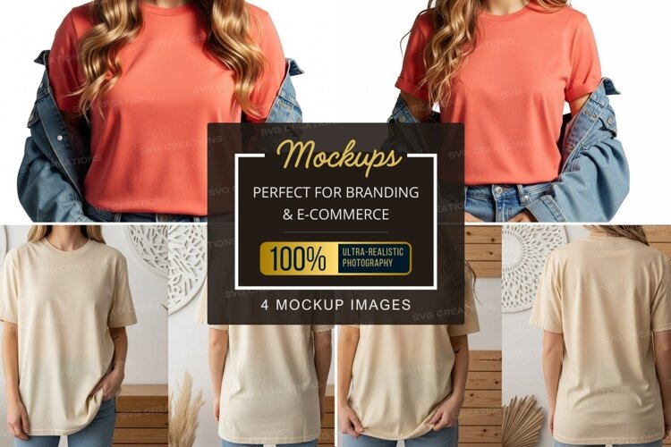 T-shirt mockup example image 1