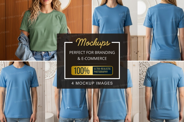 T-shirt mockup collection