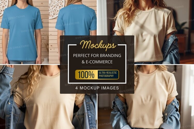 T-shirt mockup example image 1