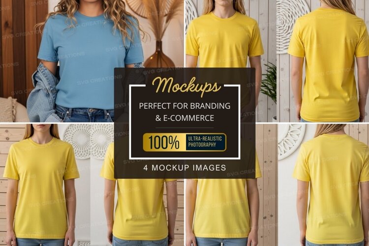 T-shirt mockup example image 1