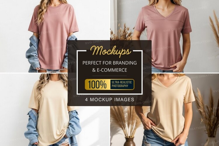 T-shirt mockup example image 1