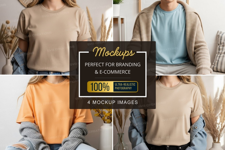 T-shirt mockup collection