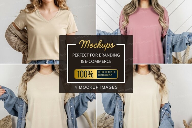 T-shirt mockup example image 1