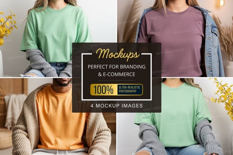 T-shirt mockup example image 1