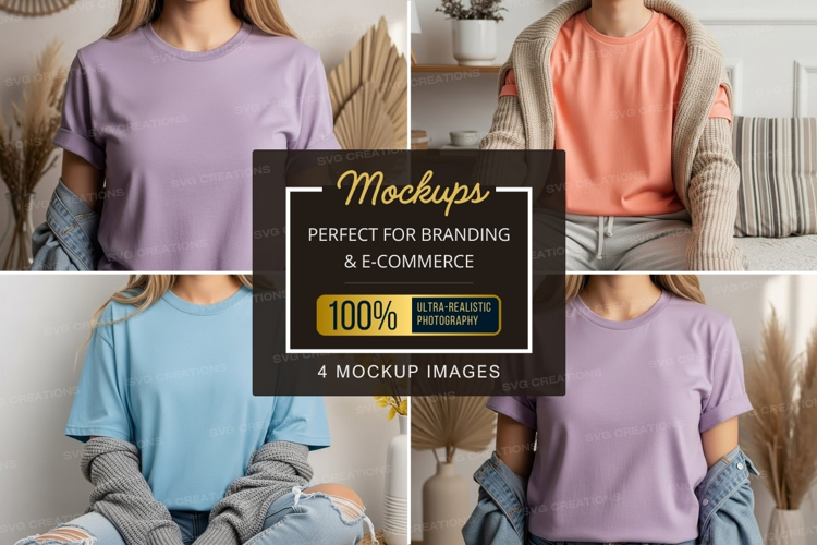 T-shirt mockup collection