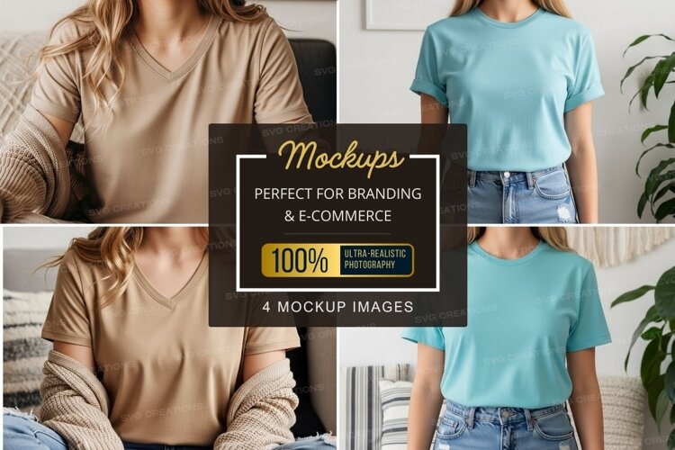 T-shirt mockup example image 1