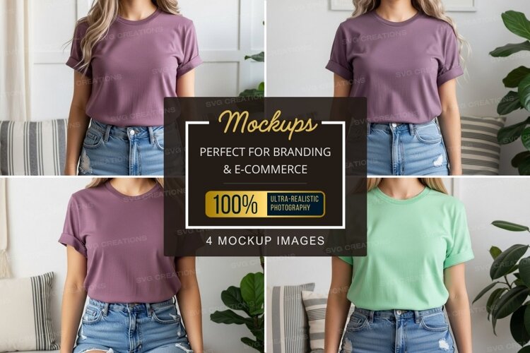 T-shirt mockup example image 1