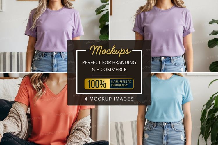T-shirt mockup collection