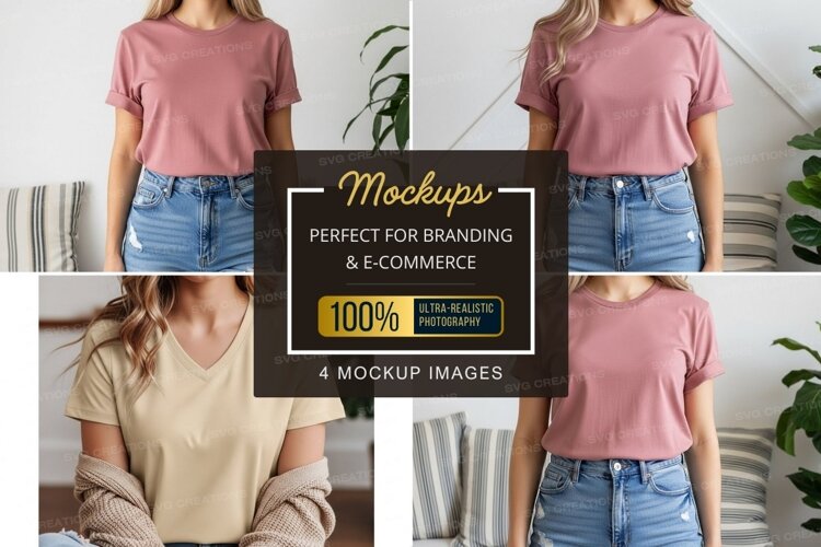 T-shirt mockup example image 1