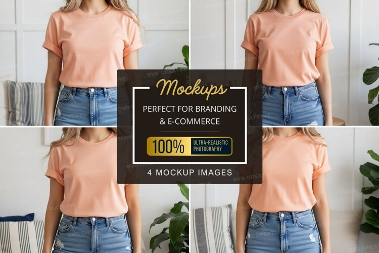 T-shirt mockup example image 1