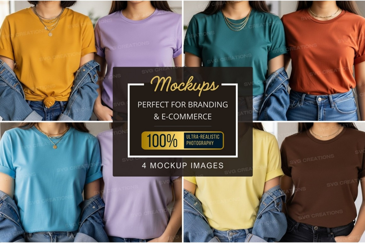 T-shirt mockup collection