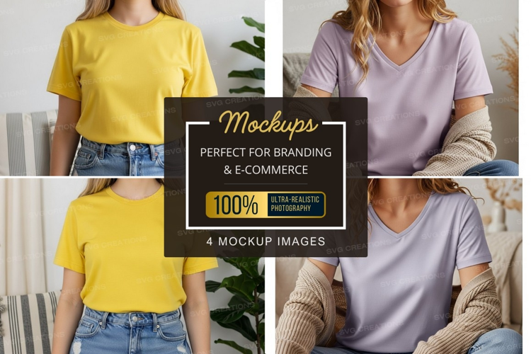 T-shirt mockup collection