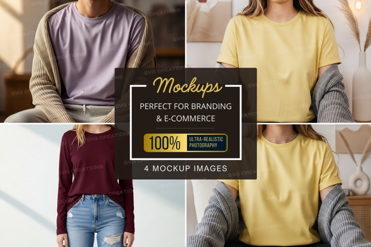 T-shirt mockup collection