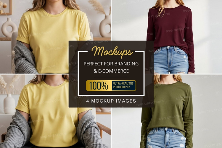 T-shirt mockup collection