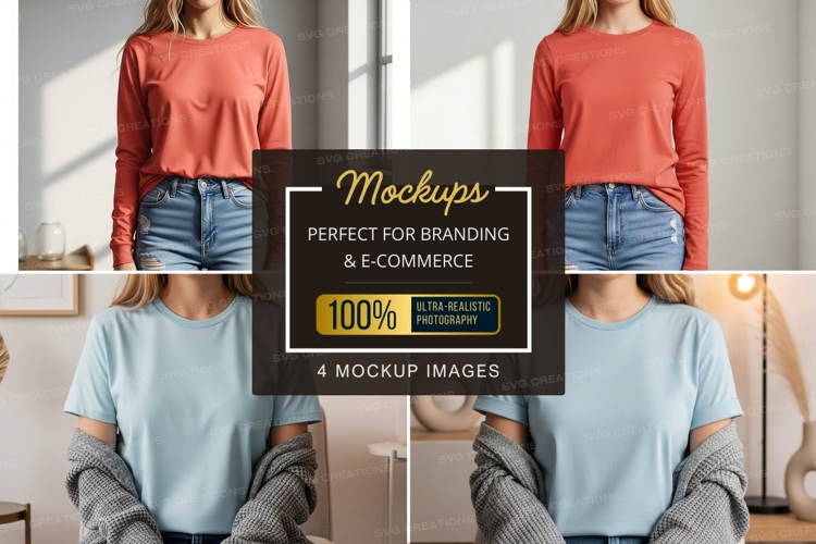 T-shirt mockup collection