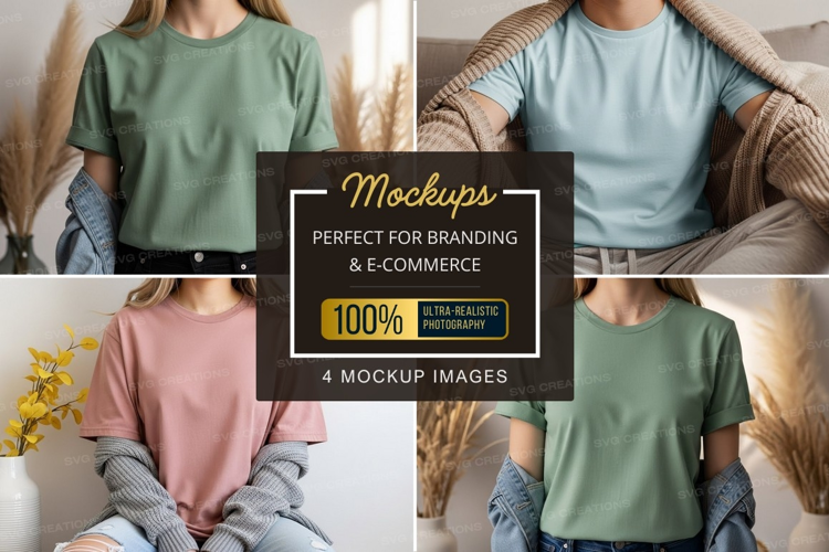T-shirt mockup collection