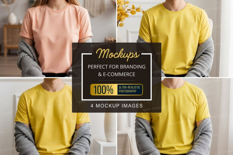 T-shirt mockup collection