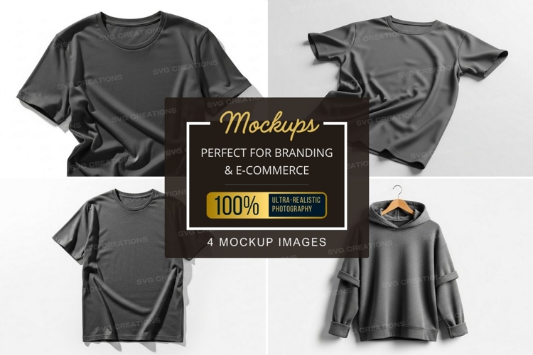 White Tshirt Mockup Image 12