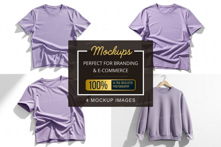 White Tshirt Mockup Image 4