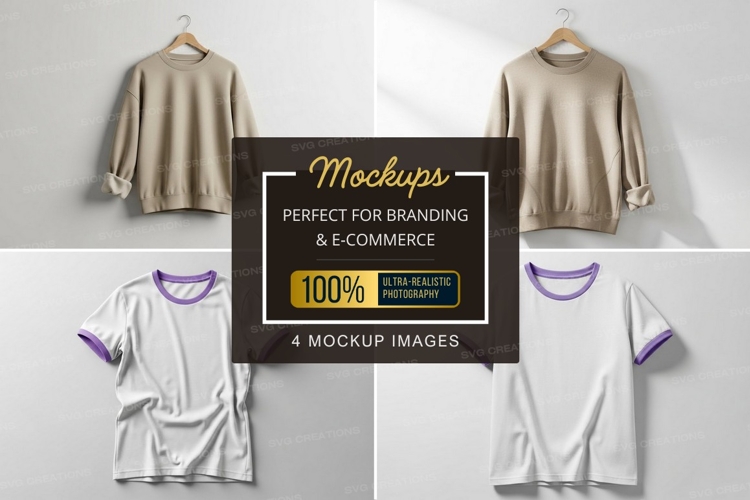 White Tshirt Mockup Image 10