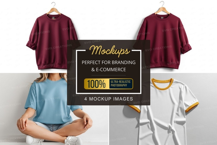 T-shirt mockup collection