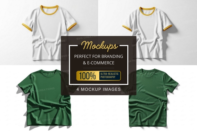 White Tshirt Mockup Image 8