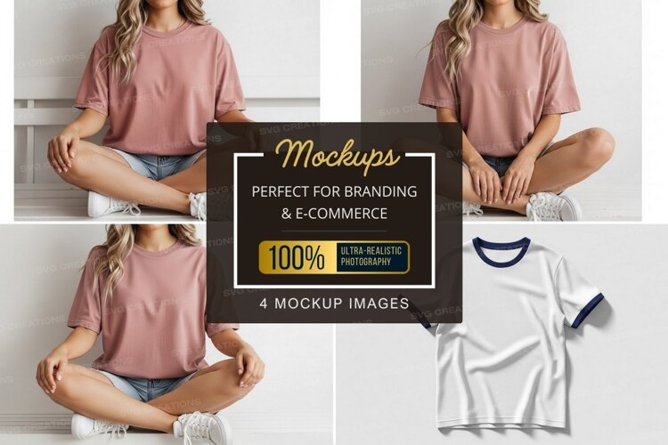 T-shirt mockup example image 1