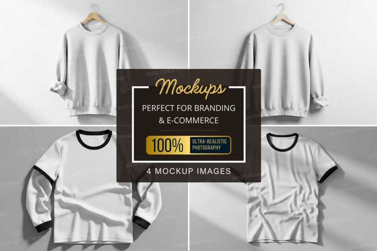 Black Tshirt Mockup Image 20