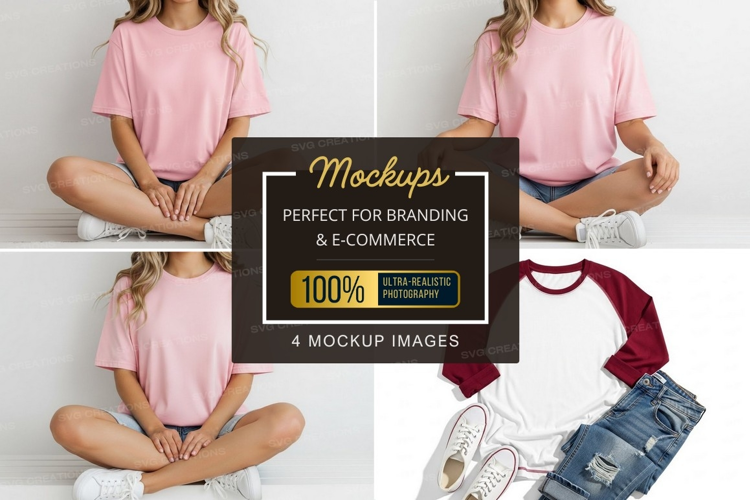 T-shirt mockup collection