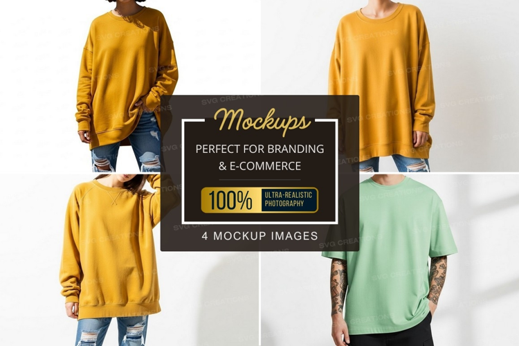 Casual t-shirt mockup