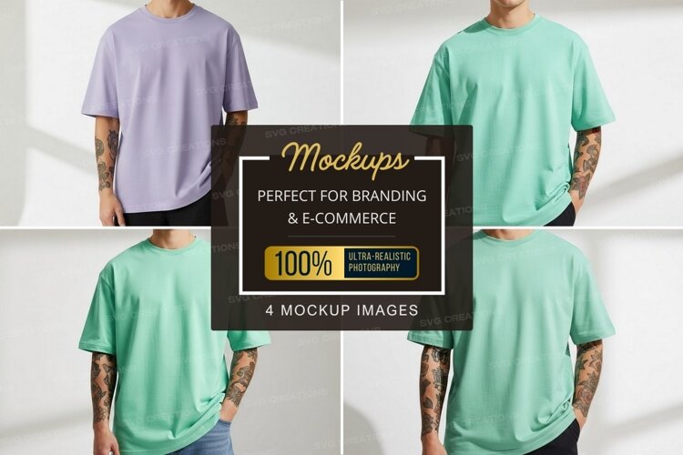 T-shirt mockup example image 1