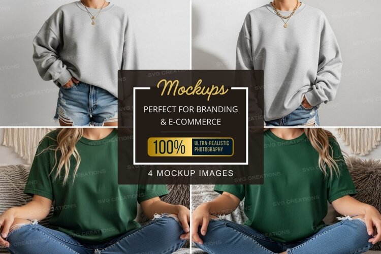 Casual t-shirt mockup example image 1