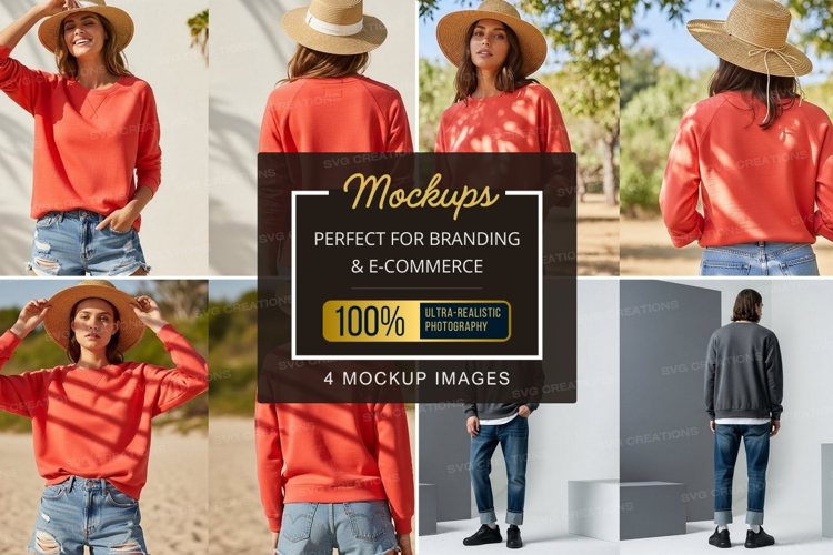 Vibrant t-shirt mockup