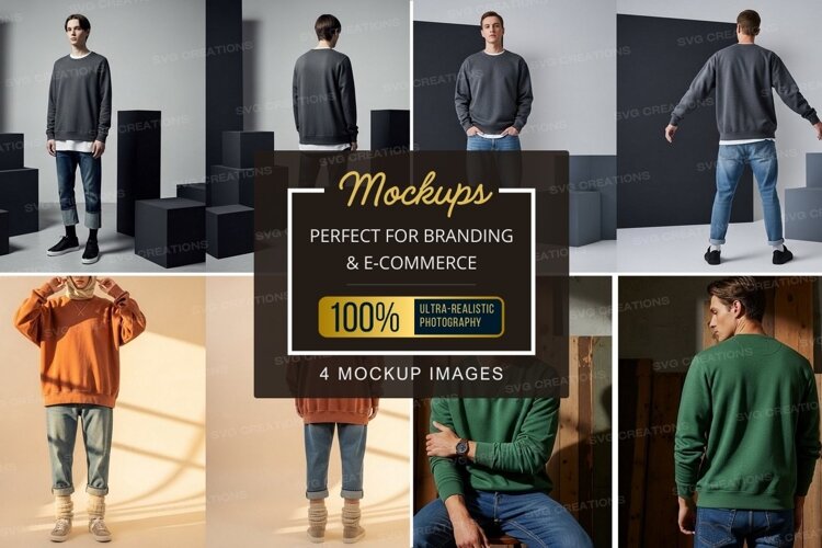 T-shirt mockup collection example image 1