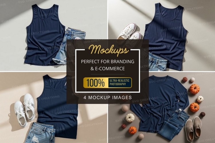 White Tshirt Mockup Image 4