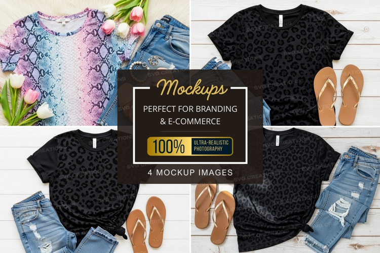 T-shirt mockup collection