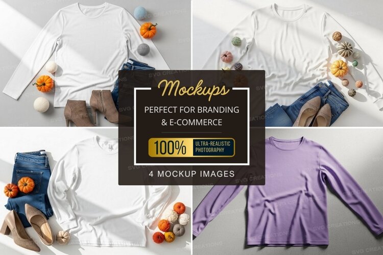 T-shirt mockup collection example image 1