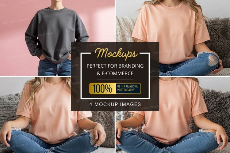 Relaxation and comfort t-shirt mockup example image 1