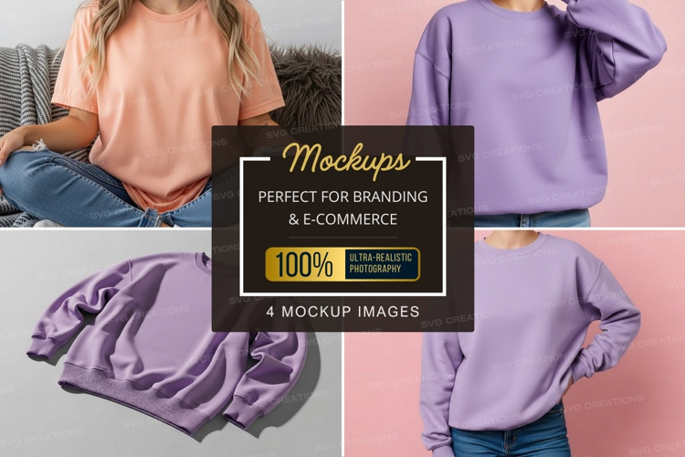 Casual t-shirt mockup