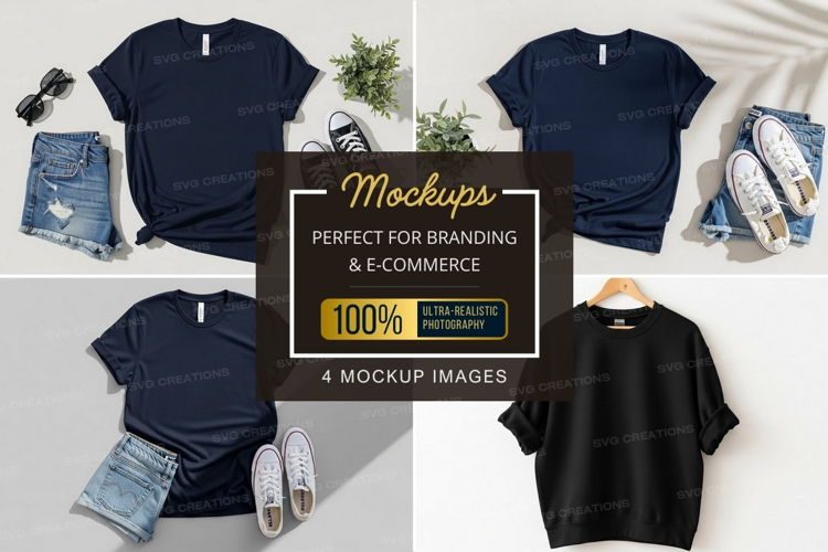 T-shirt mockup collection