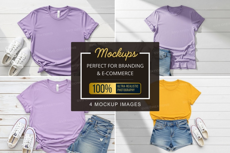 Casual t-shirt mockup