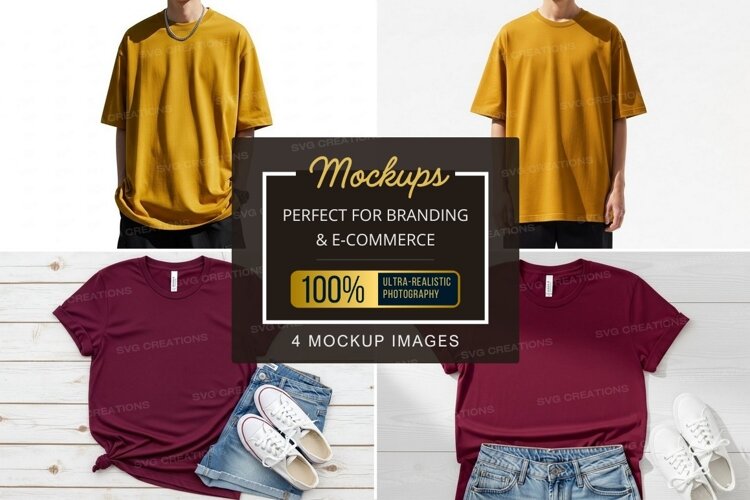 T-shirt mockup example image 1